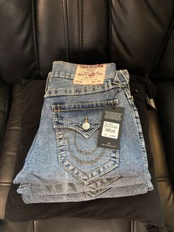 BRAND NEW  TRUE RELIGION RICKY BIG T FLAP SHORT 