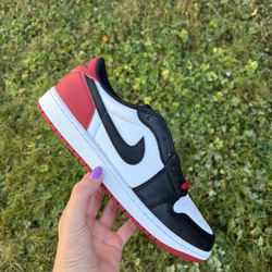 Jordan 1 Low Black Toe