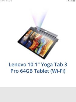 Yoga tablet pro 3 new never open