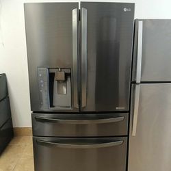 🍂REFRIGERATOR LG 4 DOORS DARCK STEEL🍂🆓️FREE DELIVERY🆓️