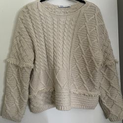 ZARA Sweater Beige 