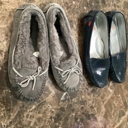 Two Pair Of Ladies Shoes Used Few Times, In Good Condition Asking $80.