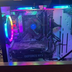 Gaming PC with 2 Monitors, Mouse And Keyboard  (specs in description)