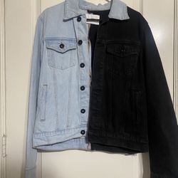 Mens Denim Jacket And Sweater 