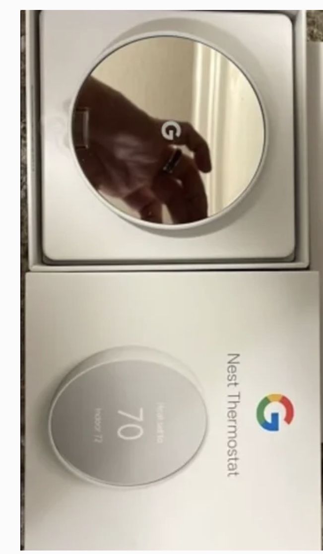 Google Nest Thermostat & Wall Plate