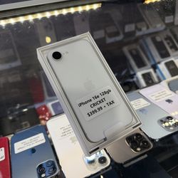 iPhone 16e 128gb CRICKET (NEW)