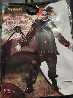 Carver The Clown Costume W/ Bloody Knife