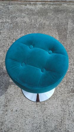 Velvet Vanity Stool