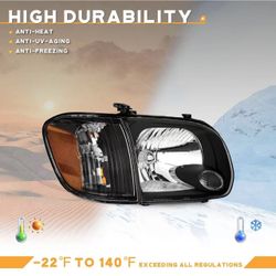 🥨Headlights for 2005 2006 Toyota Tundra Double Cab SR5/Limited(NOT FOR REGULAR/EXTENDED CABS), Headlight for 2005 2006 2007 Double Cab SR5/Limited