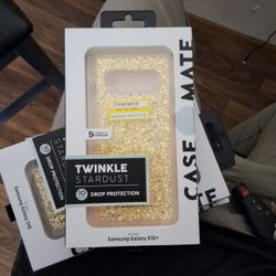 Galaxy S10+ GOLD SPARKLE CASE