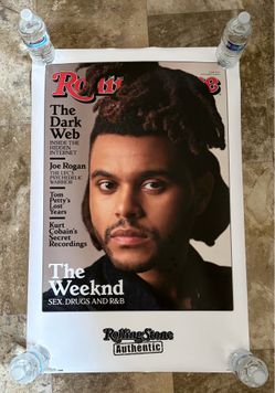 The Weeknd Rolling Stone Poster