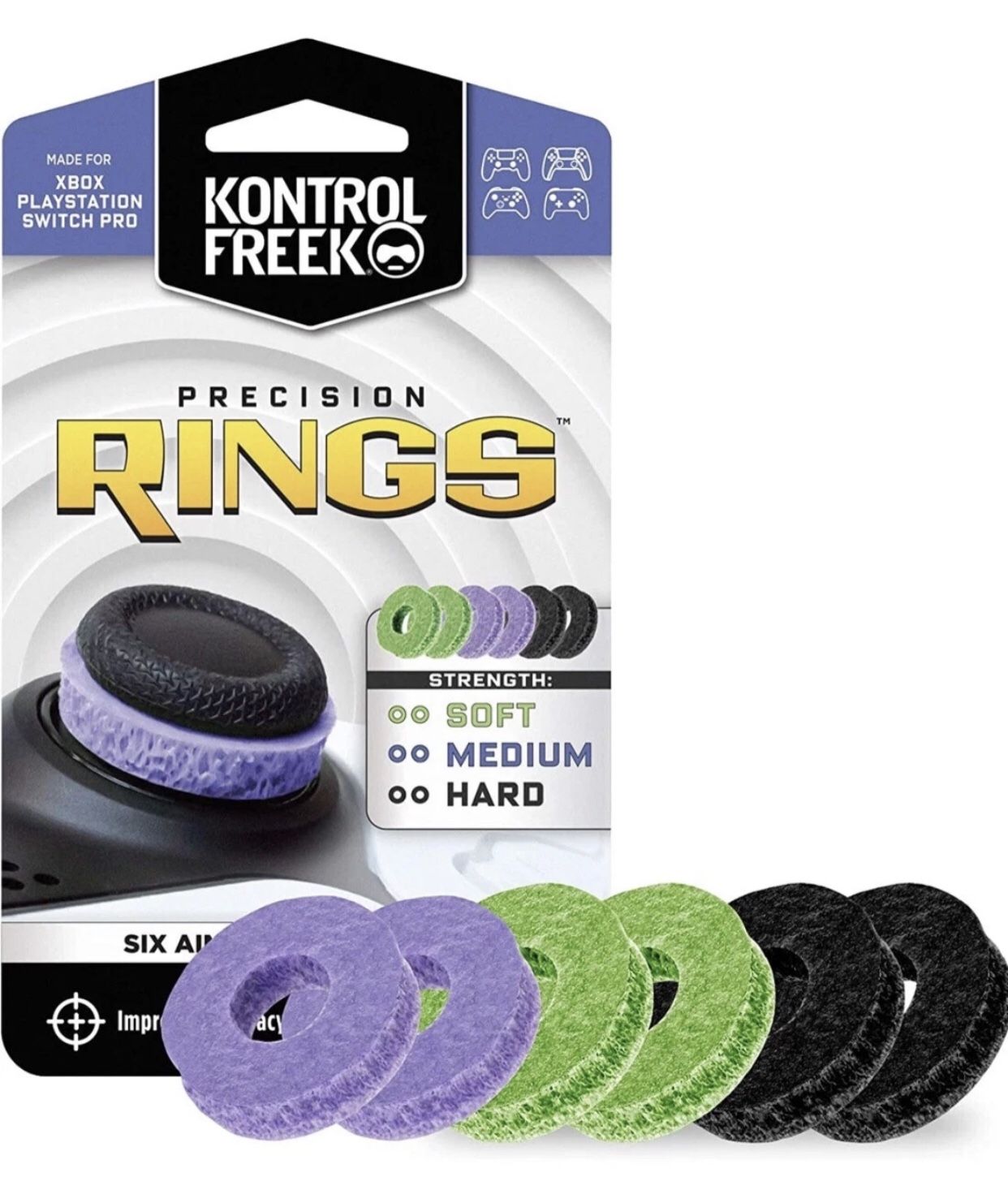 Precision Rings | Aim Assist Motion Control for Xbox, Play Station, Switch Pro 
