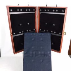 ShowCases To Go Jewelry Display Traveling Display Trade show case black wood #2