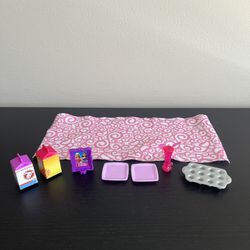 Barbie Glam Vacation House Accessories Only Plus Extras 8 Piece 2013