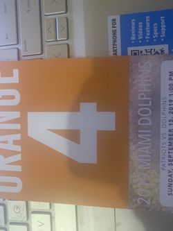 Orange dolphins pass vs Patriots