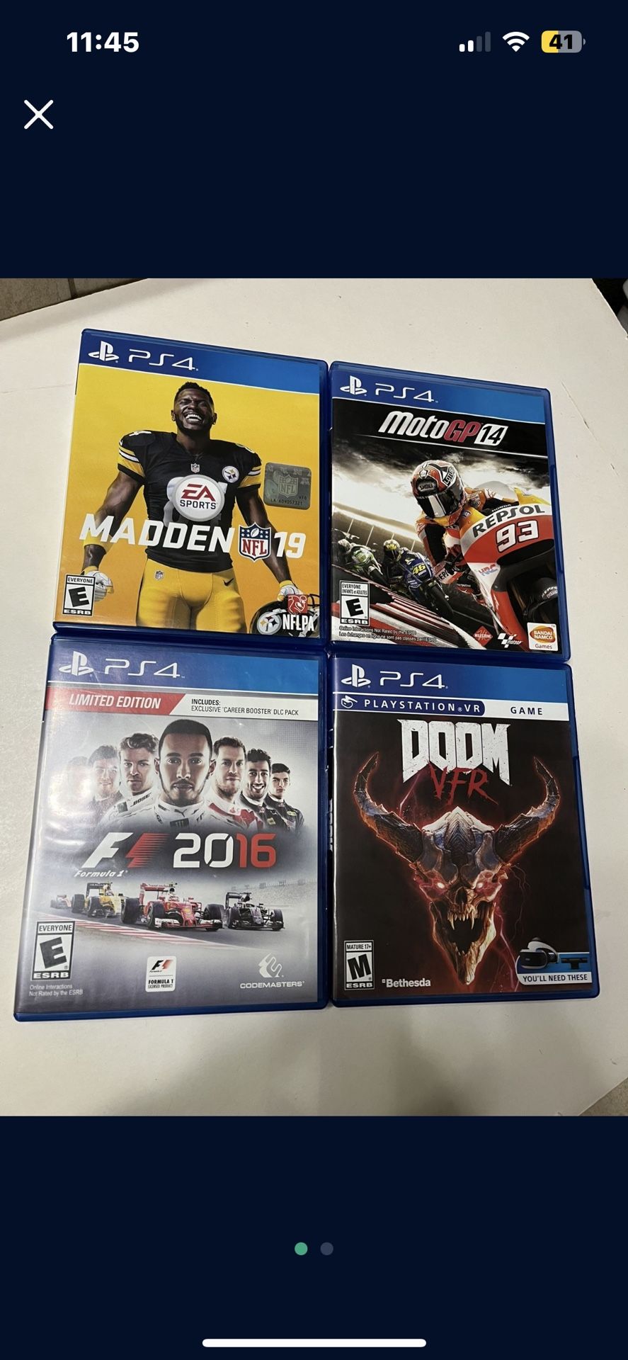 PS4 Games!