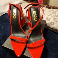 Fire Engine RED High Heels