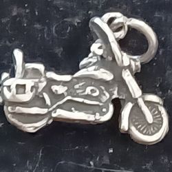 Vtg.sterling Silver  MOTORCYCLE charm
