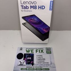 Lenovo Tab M8 (HD Android Tablet, 16GB, Slate Black). BRAND NEW SEALED
