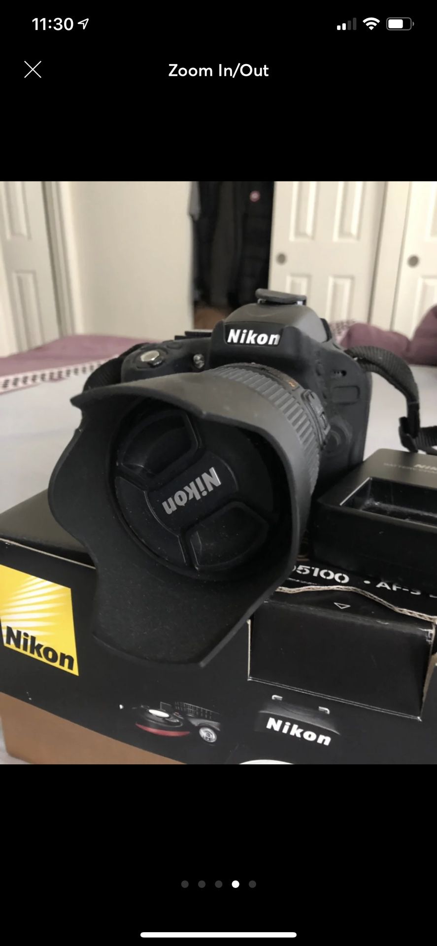 Nikon 5100 with extra lens