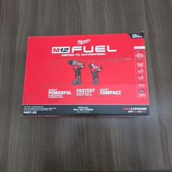 Milwaukee M12 Fuel Drill Set 
