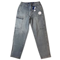 Arizona Jean Co Hi-Rise Utility Cargo Jeans Size 1