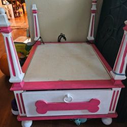 Pet Princess Bed With Storage