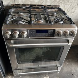 GE Stainless Steel 5burners Gas Slide-in