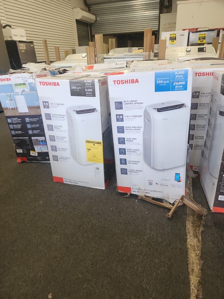 New Toshiba 8000btu Portable AC