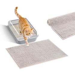 28"x22" Soft Ultra Absorbent Mat, Waterproof & Non-Slip, Easy to Clean Litter Trapping Mat for Indoo