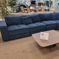 Sectional Sofa 🛋 Blue Modular New