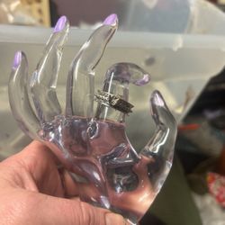 Butterfly Silver Spinner Ring