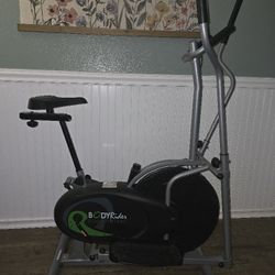 Body Rider BRD2000 2 in1 Elliptical Trainer Stationary Exercise Bike