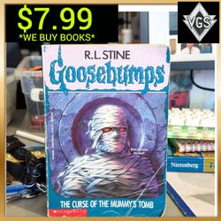 Goosebumps #5 The Curse of the Mummy's Tomb R.L. Stine 1993 Paperback