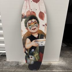 Ron English Popaganda Wide Body Boy With Ramen Skateboard Deck