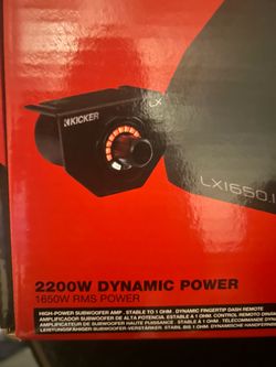 Kicker LX amp