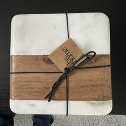 Marble And Wood Coasters 