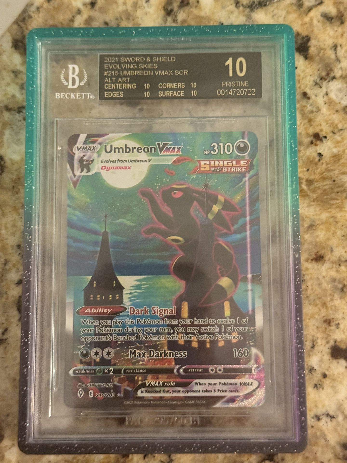 Umbreon Vmax Black Label