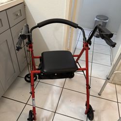 McKesson Rollator Walker With Seat 