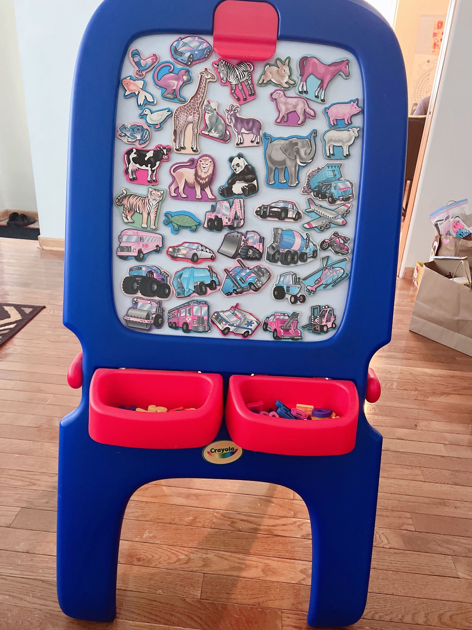 Crayola 2-Sided Easel, Dry Erase Board & Chalkboard