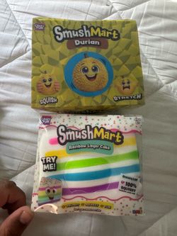 SmushMart Durian and Rainbow layer Cake Squishy