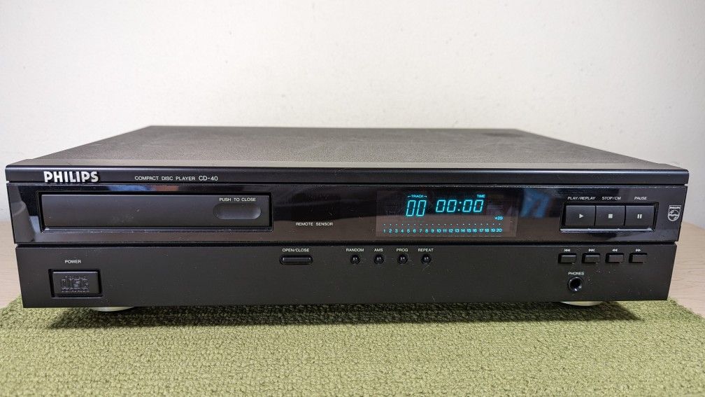 Vintage Philips CD40XX HiFi Stereo CD Player Audiophile Belgium