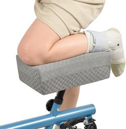 Love&go Knee Scooter Pad Cover Cushion with Removable Cover, Fits Most Knee Walker Models (Black)