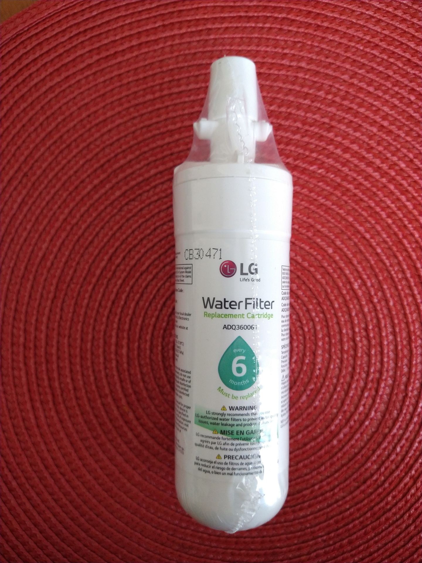 LG refrigerator Water Filter