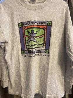 Vintage 1999 Lake County Races Long sleeve