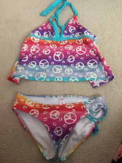 Justice Girls 2 Piece Swimwear size 12