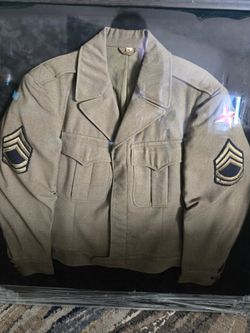 WW2 Short Wool Jacket.(Ike Jacket) 