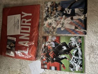 Jarvis Laundry Signed Jersey And 8x10 Photos Obo