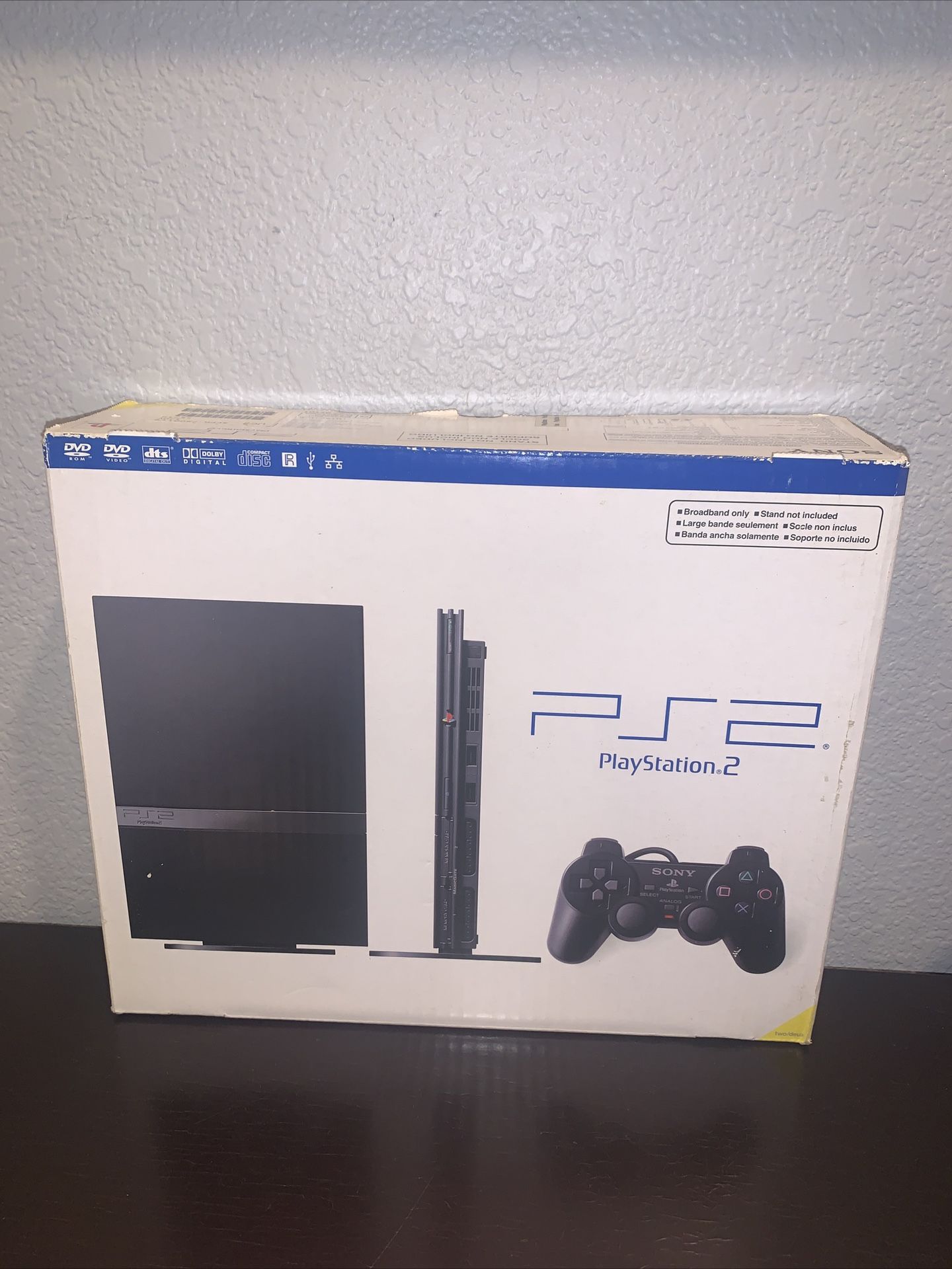 Sony PS2 Playstation 2 Console Slim Black System Brand NEW Factory Sealed