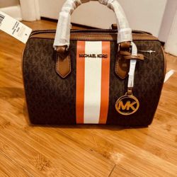 New Michael Kors Duffle Satchel Crossbody